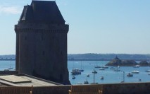 Tour Solidor et barrage de la Rance à Saint Malo